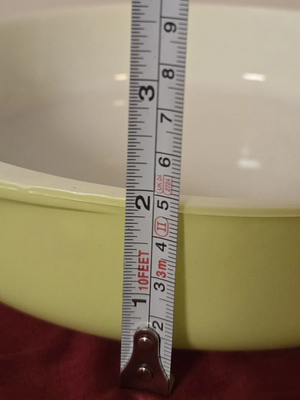Mid Century Pyrex Lime Green #221 8 Inch Round Casserole Baker USA